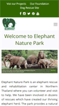 Mobile Screenshot of elephantnaturepark.org